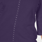Karen Scott Women's V Neck Studded Top Purple Size XL