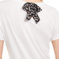 Maison Jules Women's Tie Back Solid T-Shirt White Size X-Small