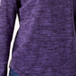 Karen Scott Women's Marled Sweatshirt Purple Size Petite XL