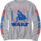 Star Wars Big Boy's Sith Lord Vader T-Shirt Gray Size Medium