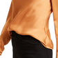 Leyden Women's Cowlneck Blouse Brown Size X-Large