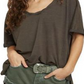 Free People Women's Raven FeatherShirt -Gray Size Small