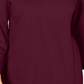 Karen Scott Women's Cotton Half Zip Mock Neck Top Red Size Medium