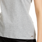 Calvin Klein Women's Studded Logo T-Shirt Gray Size Large