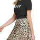 DKNY Women's Pleated Midi Skirt Yellow/Black Size Medium
