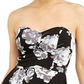 B Darlin Junior's Allover Floral Dress Black Size 7/8