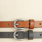 Style & Co Women’s Rhinestone & Stud 2 for 1 Skinny Belts Black Size L