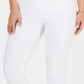 Charter Club Women's Cambridge Skinny Pull On Tummy Control Pants White Size 4