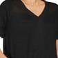 Style & Co Women's Crochet Top Black Size Small