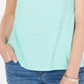 Charter Club Women's Textured Cotton Tank Top Blue Size X-Large