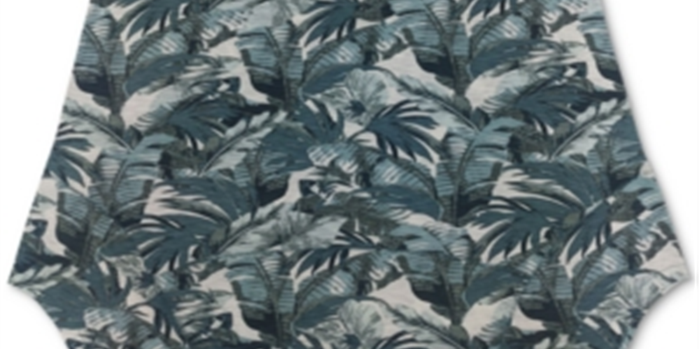 Style & Co Women's Printed Handkerchief Hem Tank Green Size Medium