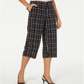 Alfani Women's Printed Cropped Pants Black Size 8