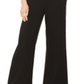 Vince Camuto Women's Puff Sleeve Wide Leg Jumpsuit Black Size 10