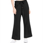 SoundStyle Women's Wide Leg Beach Pants Black Size Small