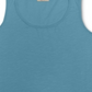 Style & Co Women's Handkerchief Hem Tank Top Blue Size Large
