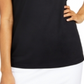Charter Club Women's Sleeveless Mock Neck Top Black Size Large