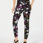 Calvin Klein Women's Performance Midnight Garden Printed Leggings Black Size XL