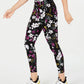 Calvin Klein Women's Performance Midnight Garden Printed Leggings Black Size XL