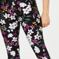Calvin Klein Women's Performance Midnight Garden Printed Leggings Black Size XL