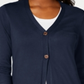 Karen Scott Women's Long Cardigan Black Size X-Large
