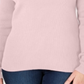 Karen Scott Women's Cotton V Neck Sweater Pink Size X-Small