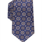 Tasso Elba Men's Classic Medallion Silk Business Neck Tie Brown Size Regular