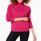 Karen Scott Women's Turtleneck Sweater Pink  Size X-Small