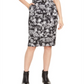 Marella Women's Belted Tropical Scene Print Skirt Black Size 4
