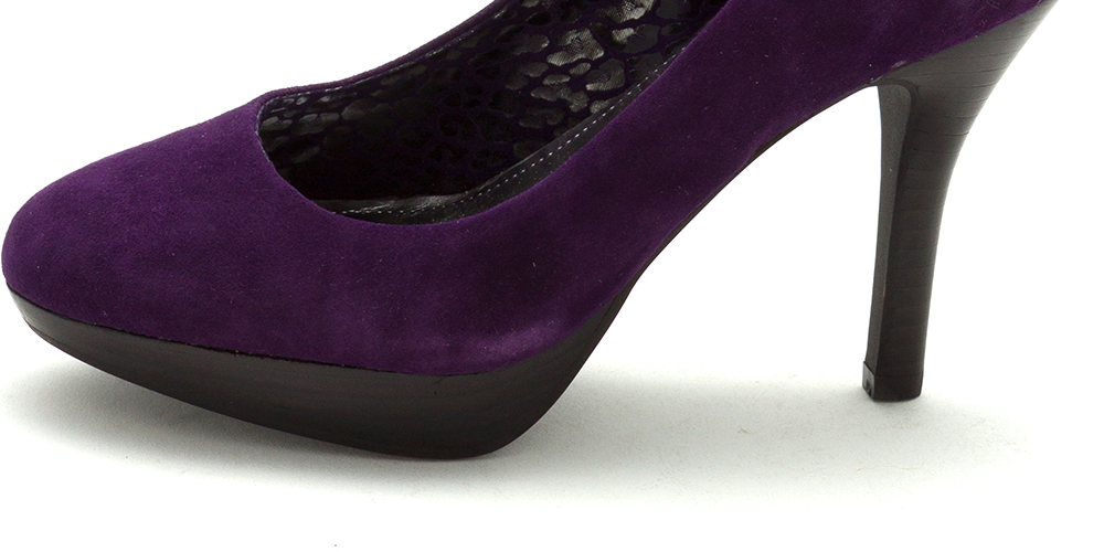Style & Co Women's Psyche Closed Toe Platform Pumps Wisteria Gray Size Small
