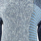 Style & Co Women's Blocked Boat Neck Sweater Blue Size Medium
