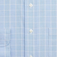 Brooks Brothers Men's Regent Slim Fit Stretch Non Iron Check Dress Shirt Blue Size 16-35