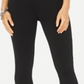 Style & Co Women's Lace Trim Skinny Leggings  Black Size Petite M