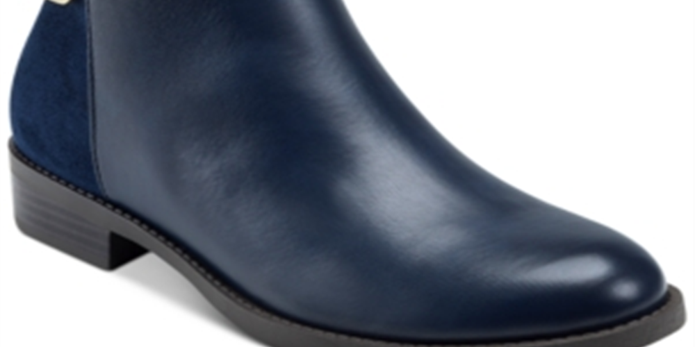 Tommy Hilfiger Women's Inella Closed Toe Ankle Fashion Boots Blue Size 6.5 M