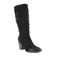 White Mountain Women's Trunell Tall Slouch Boot Black Size 6.5 M