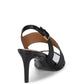 Calvin Klein Womens Lancy Nappa Leather Open Toe Formal Ankle Strap Sandals Black Size 5.5 M