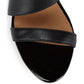 Calvin Klein Womens Lancy Nappa Leather Open Toe Formal Ankle Strap Sandals Black Size 5.5 M