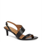 Calvin Klein Womens Lancy Nappa Leather Open Toe Formal Ankle Strap Sandals Black Size 5.5 M