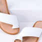 Chinese Laundry Women's Gemmy Slide Sandal White Size 7.5 M