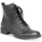 American Rag Women's Franie Leather Closed Toe Ankle Combat Boots Black Size 9 M