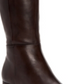 Calvin Klein Womens Freeda Leather Knee-High Boots Brown Size 5 M
