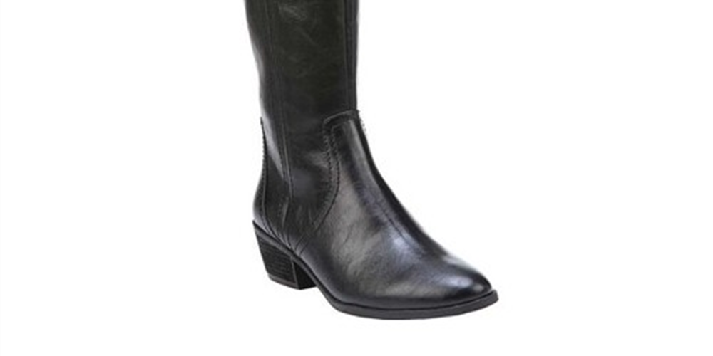 Dr. Scholl's Women's Brilliance Wide Calf Tall Boot Black Size 9.5
