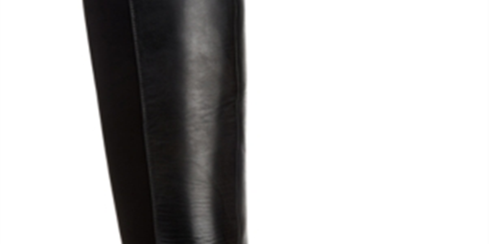 Giani Bernini Women's Chelsey Leather Knee High Boots Black Size 5 M