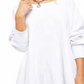 Free People Women's Amelia Cotton Waffle Knit Thermal Top White Size Medium