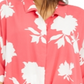 Alfani Women's Petite Roll Front Blouse Pink Size Petite XL