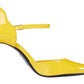 Calvin Klein Women's Roya Patent Leather Dress Heels Yellow Size 6 M
