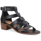 American Rag Women's Sonia Suede Peep Toe Casual Ankle Strap Sandals Black Size 7.5 M
