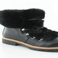 INC International Concepts Women's Pravale Faux Fur Lace-up Winter Boots Black Size 5 M