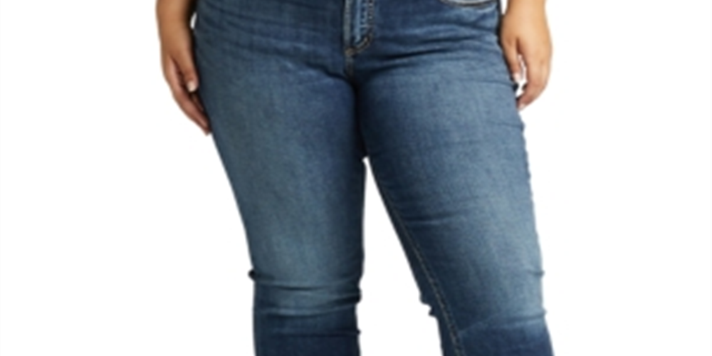 Silver Jeans Co.Women's Trendy Plus Suki Straight Leg Jeans Blue Size 16x30