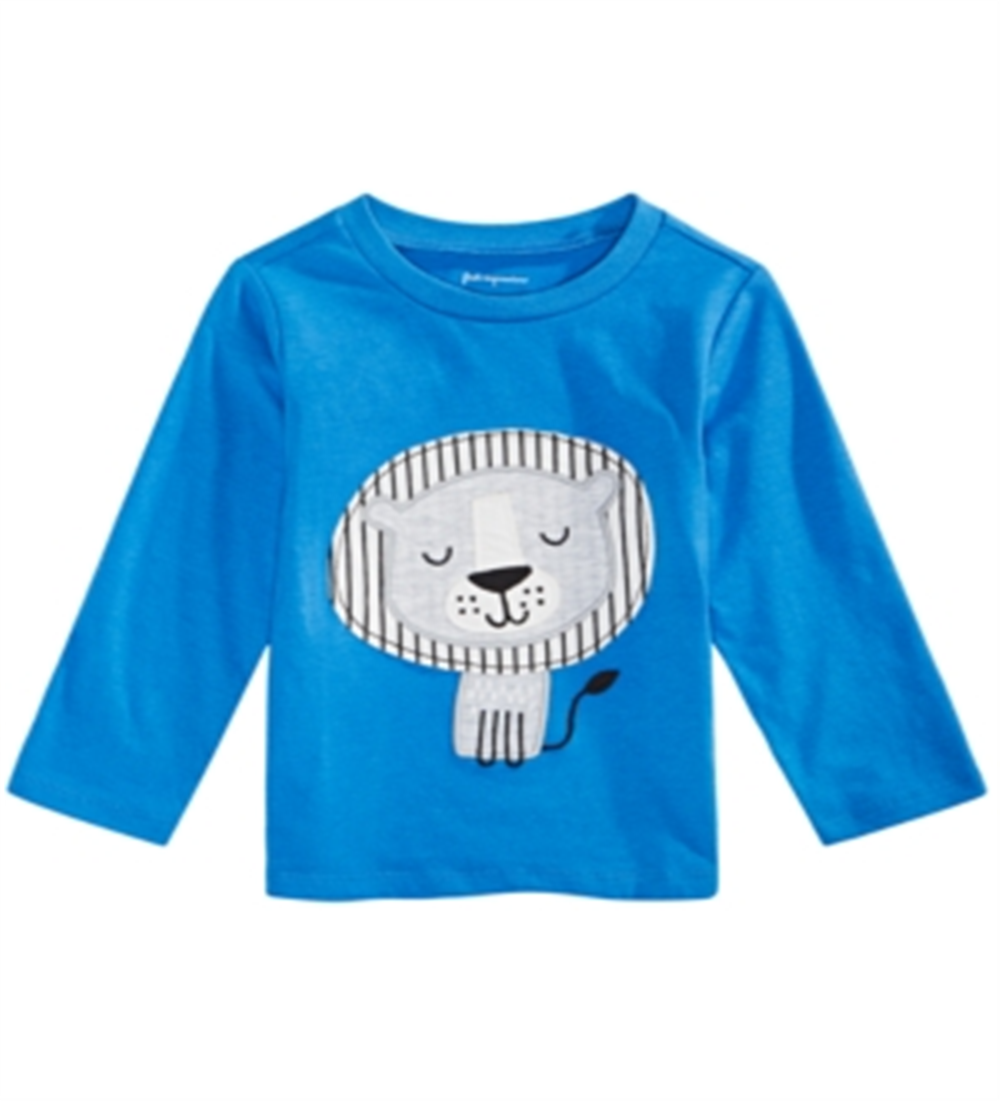 First Impressions Baby Boy's Lion-Print T-Shirt Blue Size 12Months