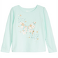 Epic Threads Little Girl's Butterfly Flower T-Shirt Blue Size 6